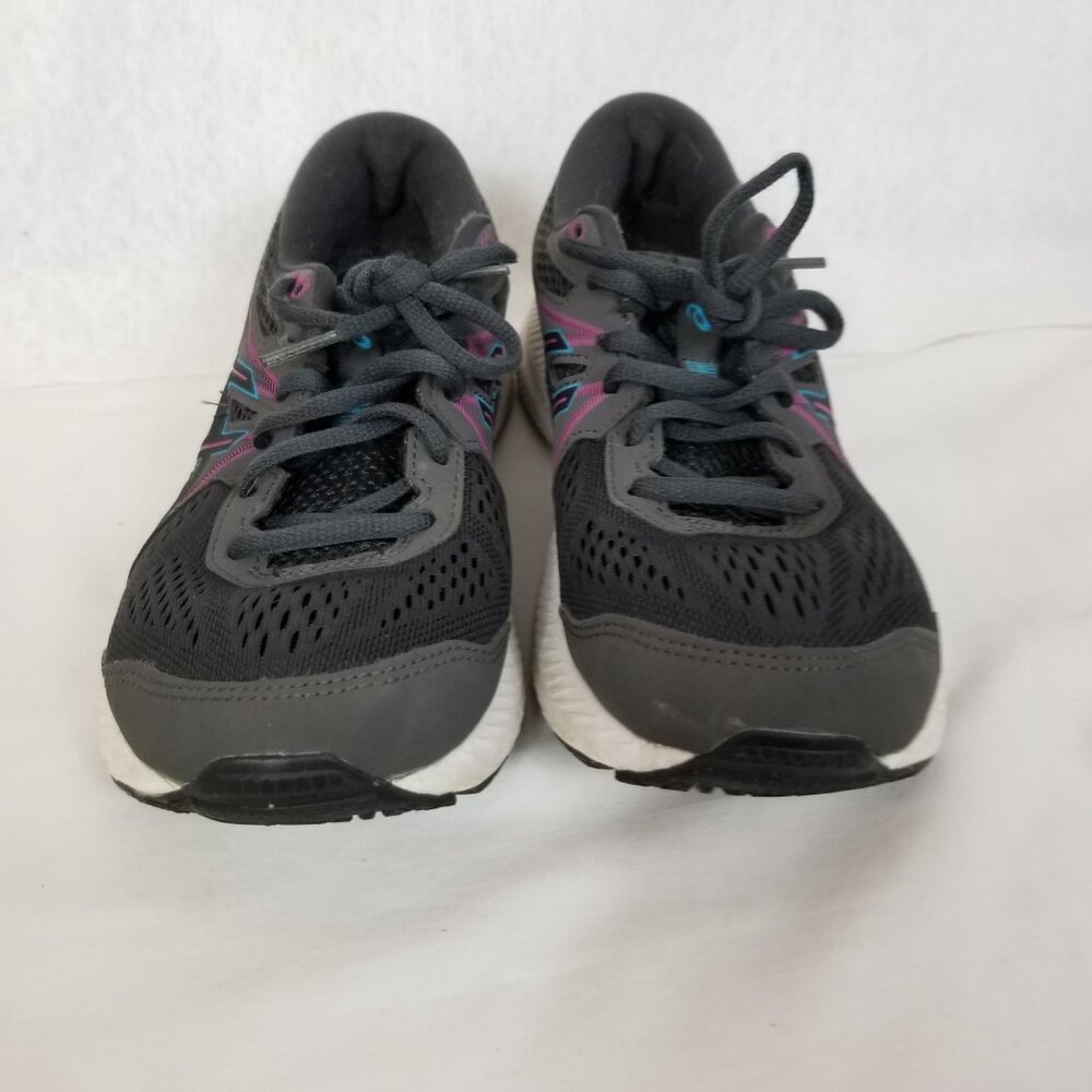 ASICS Gel Contend 7 AmpliFoam Lace Up Running Shoe Black Size 8 ~ 4399 - Picture 3 of 10